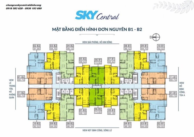 Cần bán chung cư Sky Central Định Công
