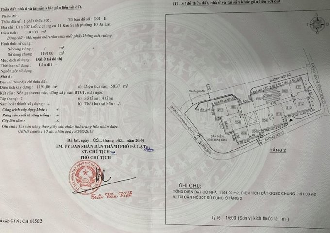 Bán chung cư vàng Khe Sanh, Đà Lạt, Lâm Đồng