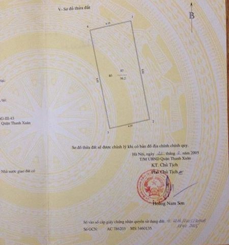 Bán nhà ngõ 33 Cự Lộc - Nguyễn Trãi - Thanh Xuân - HN