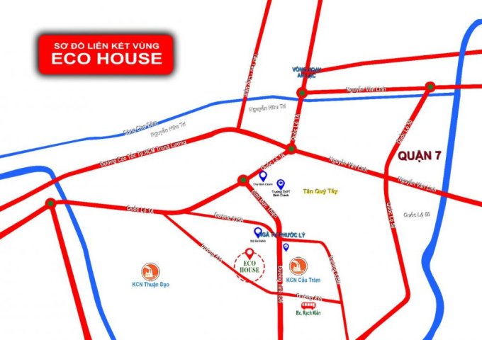 Dự án nhà phố khu đô thị Eco House, Long An