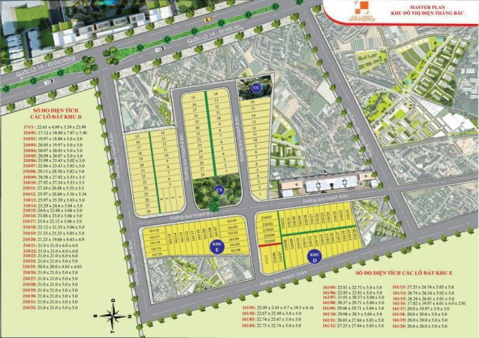 Dự án khu dân cư Hồ Biện (Điện Thắng Bắc), gần chợ, giá từ 650 tr/nền, CK đến 5% cho 5 KH đầu tiên