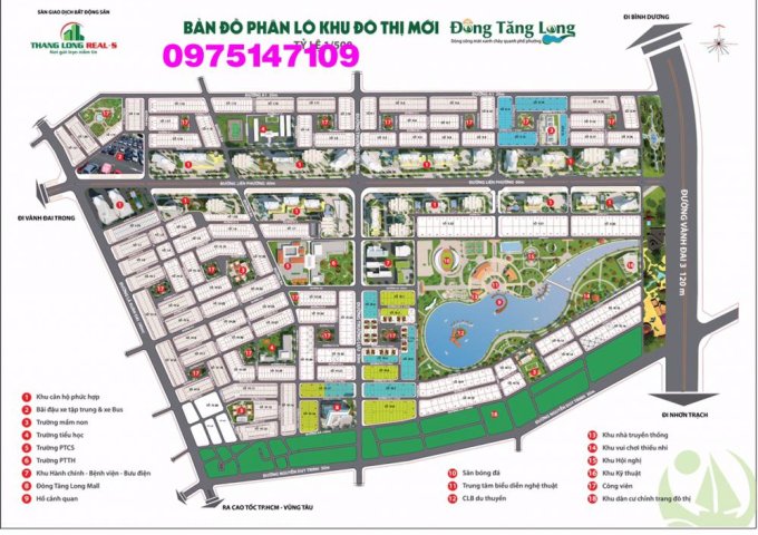 Bán đất khu tái định cư Đông Tăng Long, phường Long Trường, Q. 9, diện tích 5x20m