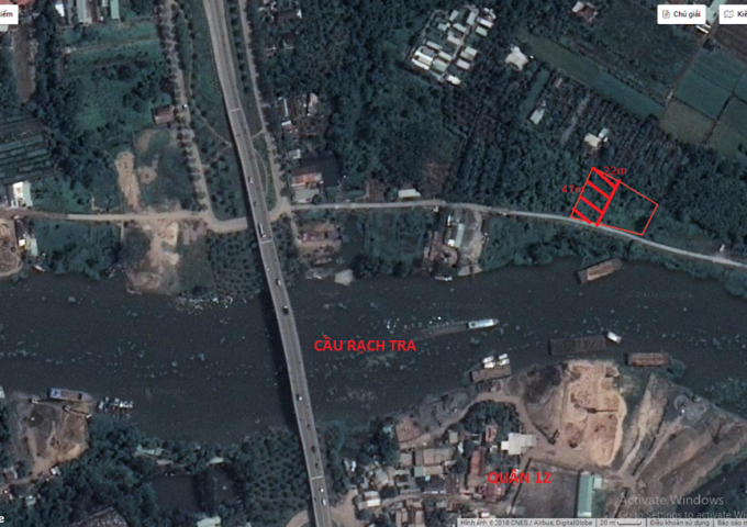 Bán 1034m2 đất mặt tiền đường bờ sông 20m, Xã Bình Mỹ, Củ Chi, ngay cầu Rạch Tra liền kề Q12