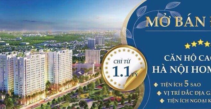 Bán căn hộ ngoại giao tại dự án Hà Nội Homeland, Nguyễn Văn Cừ, tầng cao, view đẹp, giá 1.1 tỷ