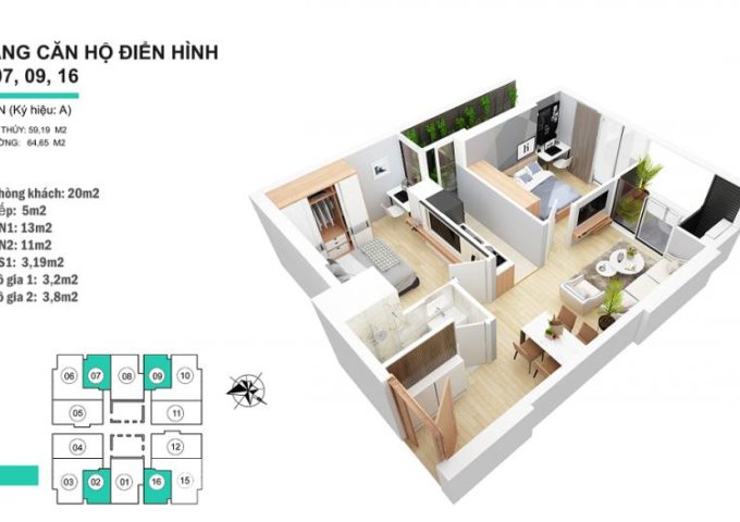 Cần bán 2 CC GoldSeason 47 Nguyễn Tuân, A 1007(60m2), A 0908 (90.8m2), giá 30 tr/m2