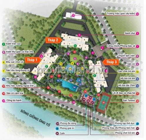 Cần bán căn hộ Palm Heights thuộc dự án Palm City, tháp T1, tầng 20, 79m2, 2PN