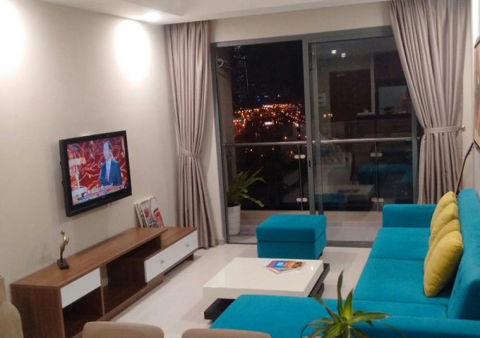 Cho thuê căn hộ 2 phòng ngủ, View đẹp BITEXCO, nội thất cao cấp, diện tích:90m2, 18tr/tháng