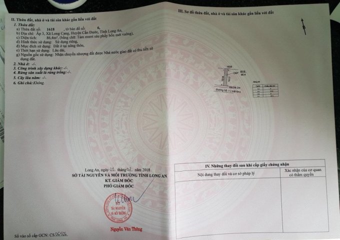 Long Cang Residence, Cần Đước Long An, SHR Từng Nền