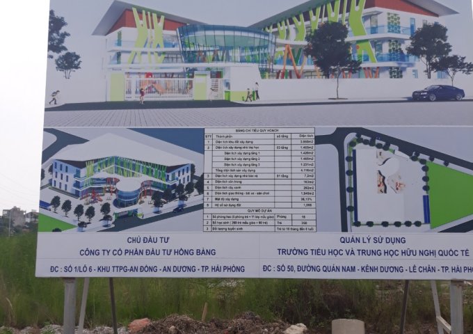 Bán đất phân lô liền kề Him Lam Hồng Bàng, Hải Phòng, chỉ từ 850tr/lô