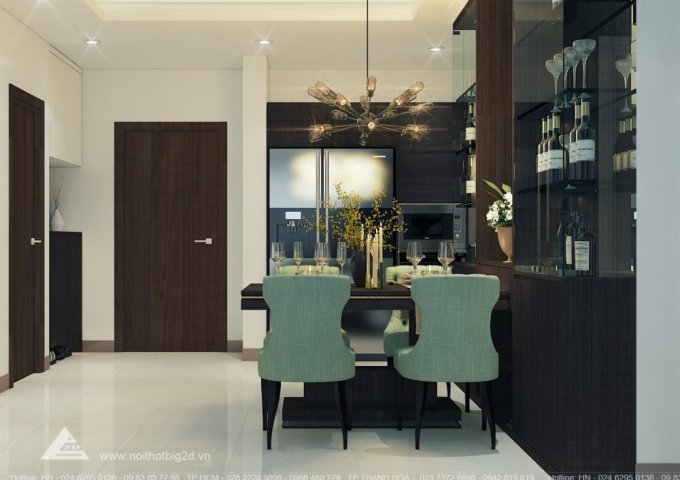 Cần bán căn hộ The Gold View Q4, 3p 2wc DT 105 m2 nội thất mới, 6 tỷ 0909037377 Thủy