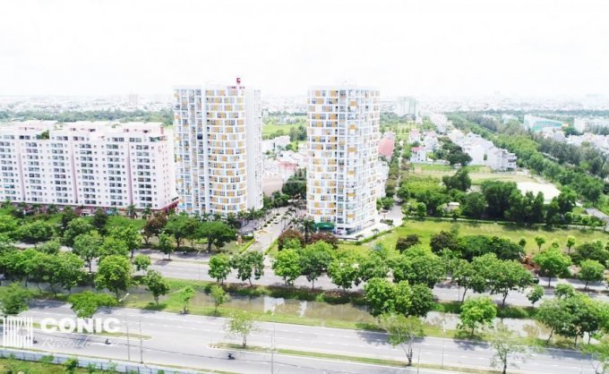 Mở bán căn hộ Conic Riverside Tạ Quang Bửu, quận 8, đầu tư dễ sinh lời. LH: 0902462566