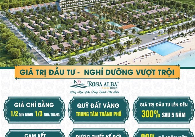 Biệt thự nghỉ dưỡng cao cấp bên bờ biển TP Tuy Hòa, chia sẻ lợi nhuận 80%