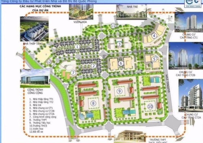 Nhà ở xã hội CT2A Thạch Bàn, TT 50% nhận nhà, 5 năm sau TT 50% nhận sổ, giá gốc 12,2 tr/m2, 70m2