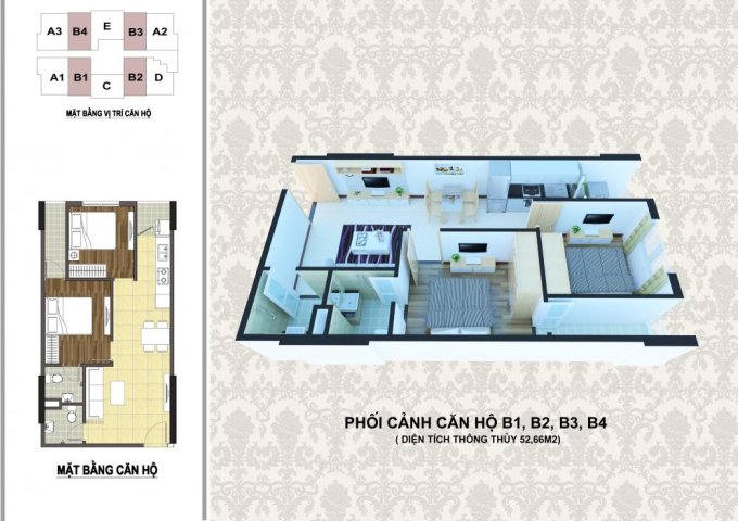 Bán chung cư Handico 30 tòa A4 đường 3/2, giá chỉ từ 617 triệu đồng