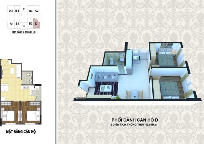 Bán chung cư Handico 30 tòa A4 đường 3/2, giá chỉ từ 617 triệu đồng