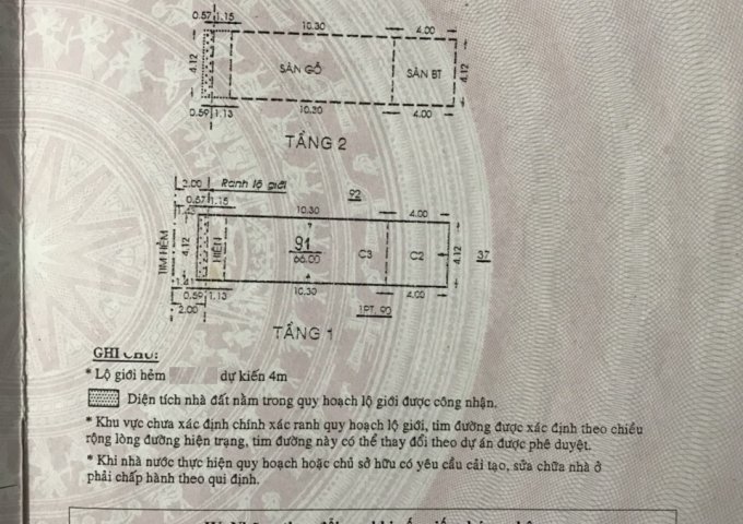 Bán nhà hẻm 21 đường Hồng Lạc, phường 10, Tân Bình
