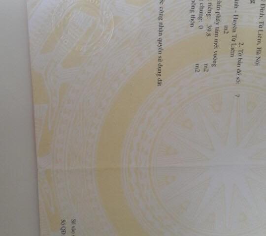 Bán đất có nhà cấp 4 đang cho thuê 39.8m2 tại ngách 52/25/47 đường Mỹ Đình