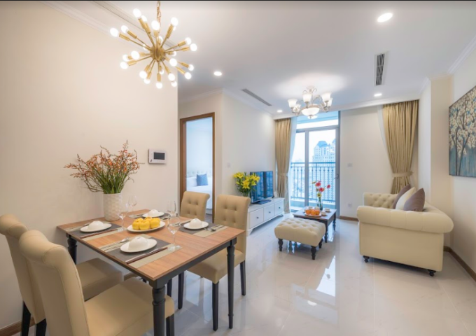 Cho thuê căn hộ 1 phòng ngủ, 54m2, view đẹp, giá rẻ tại Vinhomes Tân Cảng, LH 0916901414