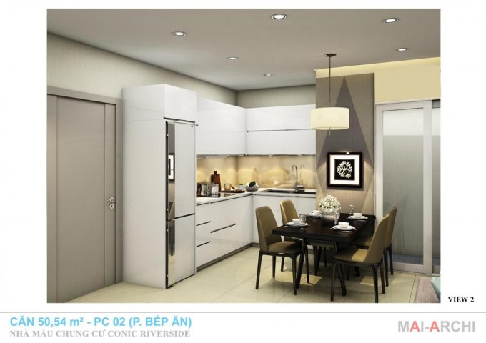 Bán căn hộ Conic riverside Quận 8, view sông, chỉ 180 triệu sở hữu ngay căn 2 PN