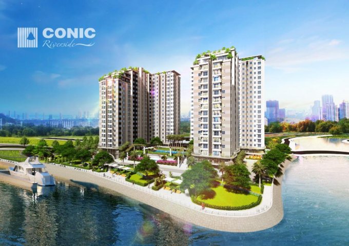 Bán căn hộ Conic riverside Quận 8, view sông, chỉ 180 triệu sở hữu ngay căn 2 PN