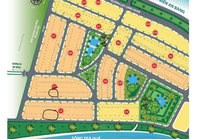 Bán đất view sông khu Làng Chài, An Bàng, Hội An