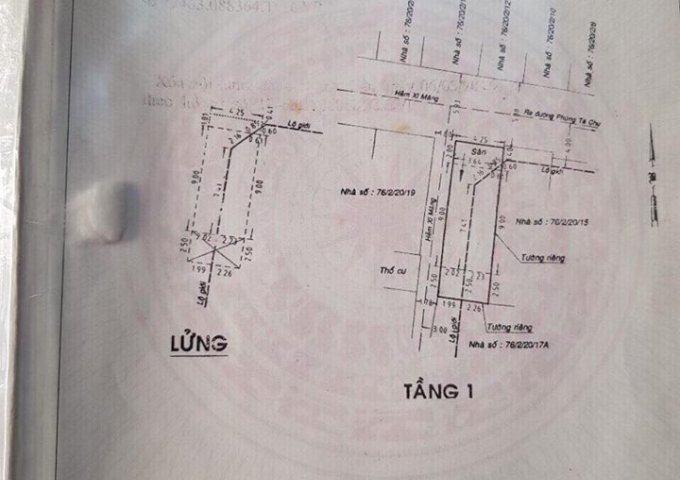 Bán nhà hẻm 76 Phùng Tá Chu, An Lạc A, DT: 4,25x14m, 2 tấm