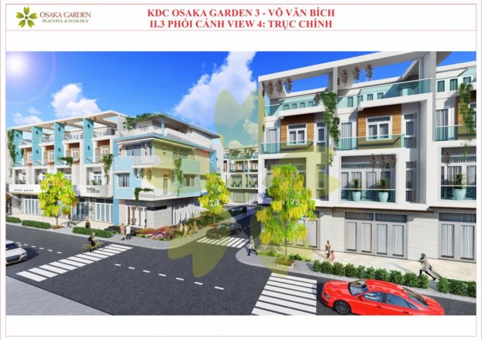 Bán đất nền khu dân cư Osaka Garden 3, Võ Văn Bích