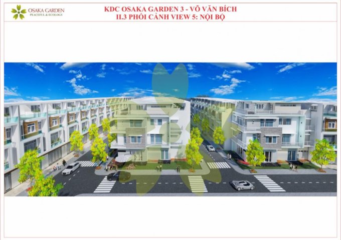 Bán đất nền khu dân cư Osaka Garden 3, Võ Văn Bích