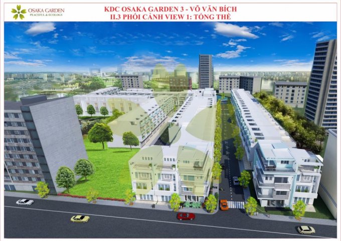 Bán đất nền khu dân cư Osaka Garden 3, Võ Văn Bích