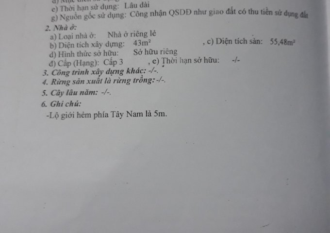 Bán nhà mới ngay đối diện trường THPT Đào Sơn Tây, P. Linh Xuân, Thủ Đức