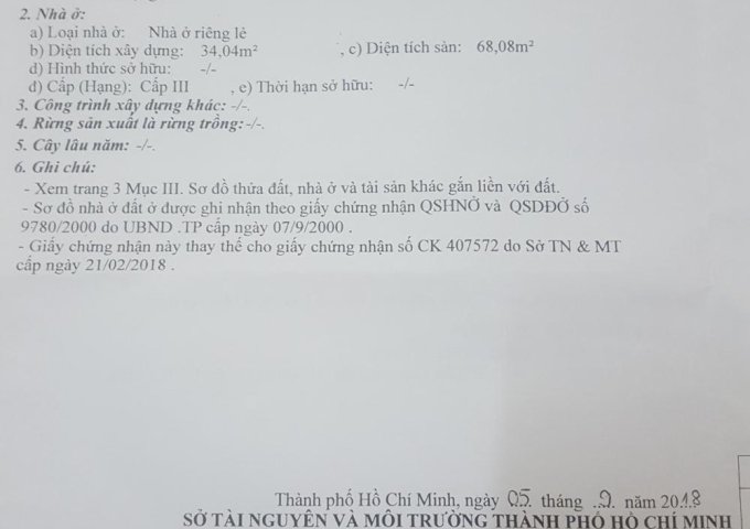 Bán nhà góc 2MT hẻm 6m Đội Cung, P9, Q11, DT 3,9x9,5m, trệt, 2 lầu, ST, giá 4.9 tỷ