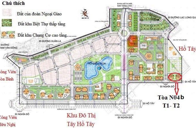 Cho thuê biệt thự khu Ngoại Giao Đoàn, Bắc Từ Liêm, Hà Nội