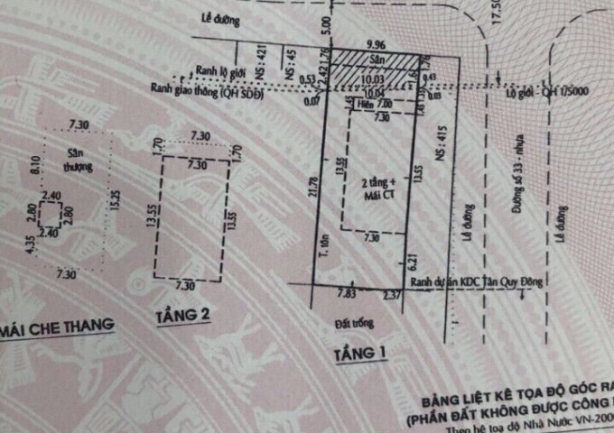 Bán nhà 417 Nguyễn Thị Thập, Tân Phong, DT 10x27m