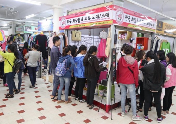 Cho thuê gian hàng bán sỉ gần chợ Tân Bình, giá chỉ từ 4 triệu/th