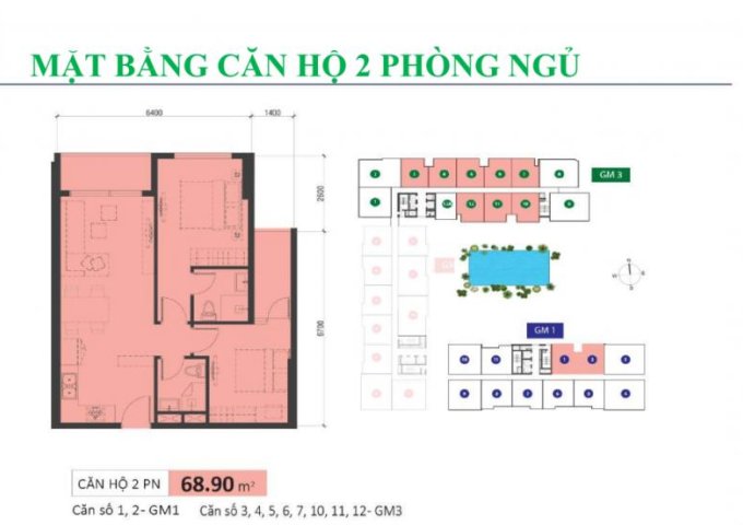 Căn hộ Novaland gần sân bay 2PN/2WC view sân bay Tân Sơn Nhất, 2.95 tỷ, liên hệ: 0902115139