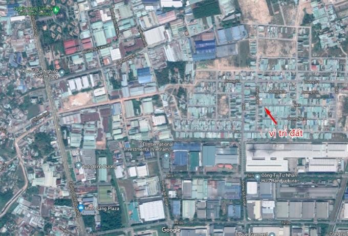 Bán đất mặt tiền NA9 khu dân cư Việt Sing, Thuận An, Bình Dương thích hợp để đầu tư