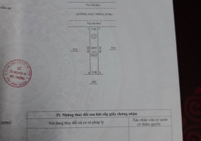 Bán đất mặt tiền NA9 khu dân cư Việt Sing, Thuận An, Bình Dương thích hợp để đầu tư