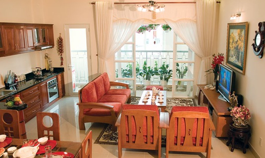 Cần bán gấp chung cư Blue Sapphire, Quận 6, 75m2, 2PN, chỉ 1,55 tỷ