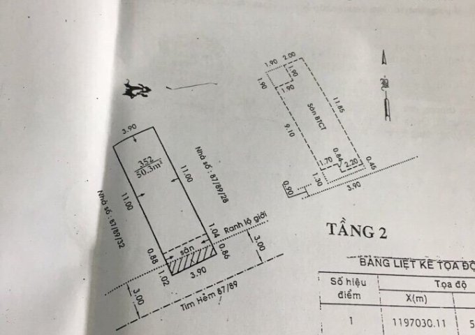Bán nhà 87/89/30 Nguyễn Sỹ Sách, P. 15, Tân Bình