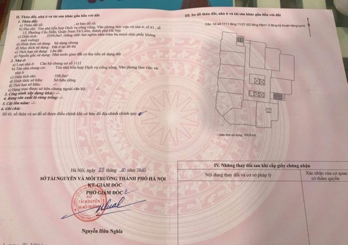 Bán căn hộ chung cư tại Dự án Vinaconex 7, Nam Từ Liêm,  Hà Nội