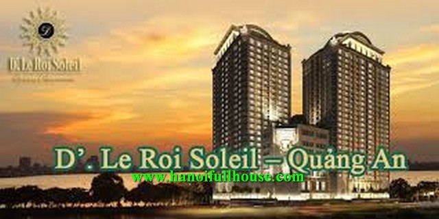 D. Le Roi Soleil  cho thuê căn hộ cao cấp view Hồ Tây 0983739032