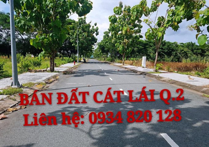 Bán lô đất sổ đỏ KDC Cát Lái, dãy C5-12, DT 5x22m, đường 12m thông, giá 36 triệu/m2. 0934820128