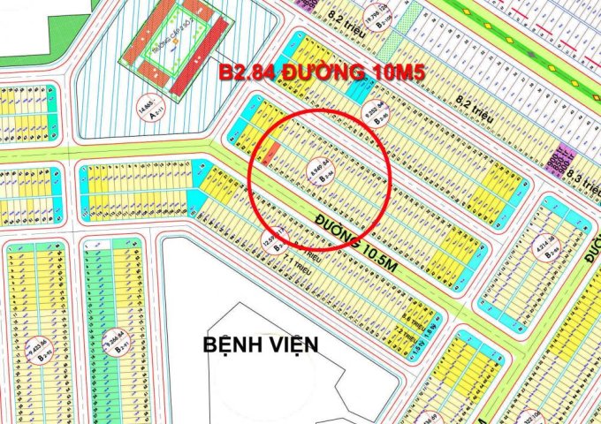 Bán lô đất đường 10m5 thông ra Minh Mạng B2.84 Nam Hòa Xuân, gần trường cấp 2, giá siêu đầu tư