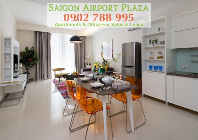 PKD cần bán gấp CH 2PN Saigon Airport Plaza giá chỉ 4,1 tỷ, NT cao cấp. Hotline 0902 788 995 