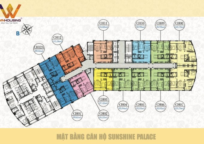 Bán căn hộ chung cư tại Dự án Sunshine Garden Palace, Hoàng Mai,  Hà Nội diện tích 79m2  giá 2.5 Tỷ. Tặng 3 lượng vàng + 2 năm dịch vụ