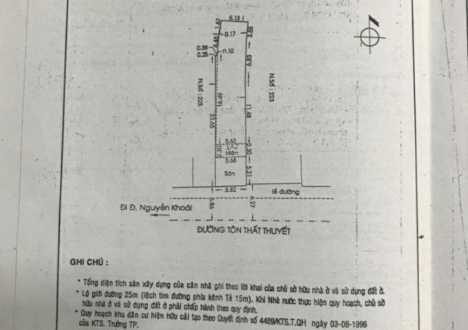 Bán nhà MT Tôn Thất Thuyết, Phường 3, Quận 4, TP. HCM, DT: 170.8m2, giá: 27 tỷ, LH: 0903819089