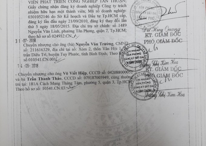 Lô đất sổ hồng riêng An Phú Tây, Sadeco chính chủ bán không phải môi giới