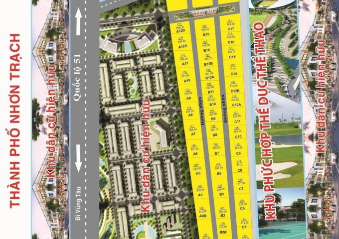 Chính chủ bán đất sổ đỏ đường Bàu Cạn Long Thành, gần cổng số 3 sân bay, 558m2