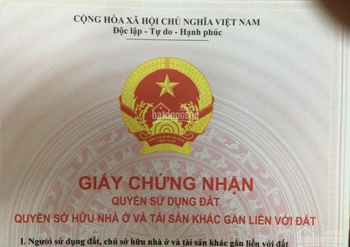 Thửa đất phân lô sổ đỏ 50.1m2 khu đô thị Mỗ Lao, Hà Đông, gần BigC và đường Tố Hữu