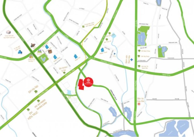 Cho thuê mặt bằng TTTM Riverside Garden – 349 Vũ Tông Phan, chỉ từ 200 nghìn/m2/th